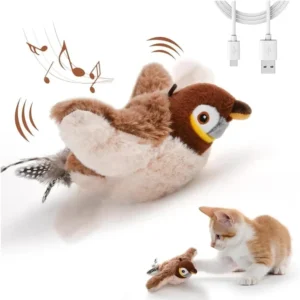 Pet Plush Chew bird Toy for Cats & Dogs